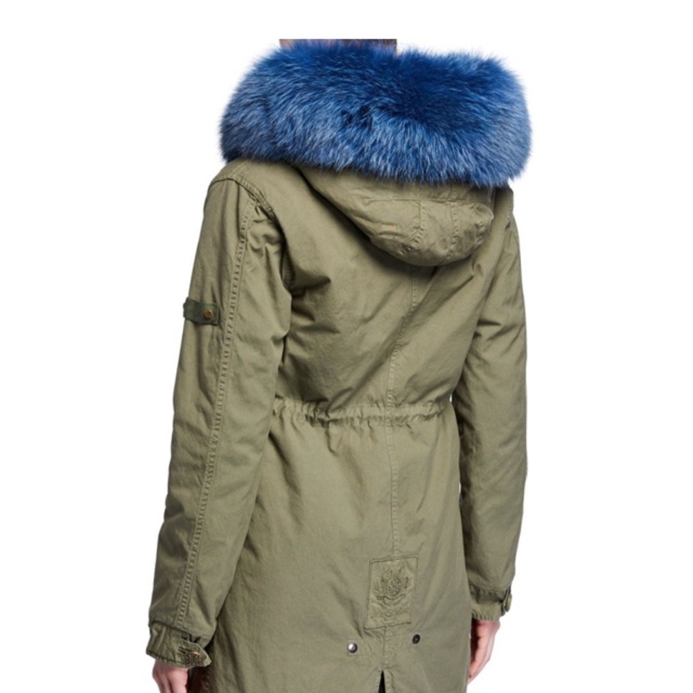 MR And MRS ITALY midi green parka